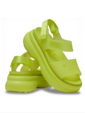 Crocs Women's Soho Y Strap Frosted Sandal
